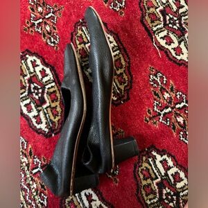 Martiniano Black High Glove Shoes Low Heel SZ 37/7